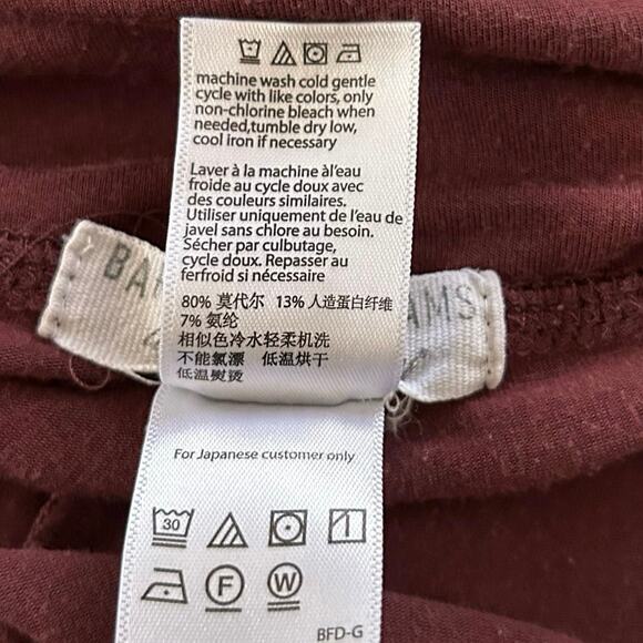 Barefoot Dreams Luxe Milk Jersey Pajama Pants Sleep Lounge Women Burgundy Small - Picture 6 of 6